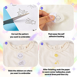 64 узор из нетканого материала&nbsp;DIY-TAC0100-003