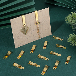 20 шт. латунные зажимы для галстука&nbsp;KK-SC0007-10C