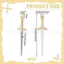 Латунные подвески с покрытием 6шт&nbsp;KK-GA0002-15