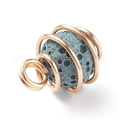 Невощеные подвески из натуральной лавы&nbsp;PALLOY-JF01334