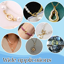 4 шт. 2 цвета 925 кольца-пружинки из стерлингового серебра&nbsp;STER-PH0003-91