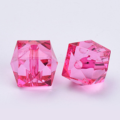 Прозрачные акриловые бусины&nbsp;TACR-Q259-14mm-V08