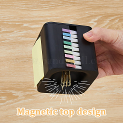 Пластиковый выдвижной держатель для заметок и рулонный диспенсер для липких заметок&nbsp;AJEW-WH0695-247B