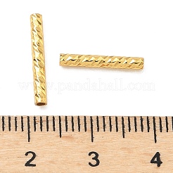 Латунные текстурированные бусины&nbsp;KK-H532-01C-G