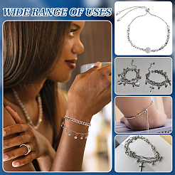 160 шт. 4 стиля подвески из нержавеющей стали 304&nbsp;STAS-UN0061-17