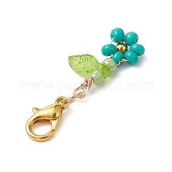 Подвеска из акрилового цветка&nbsp;HJEW-MZ00086