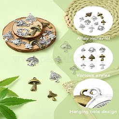 60шт 15 стиля подвески из сплава в тибетском стиле&nbsp;TIBEP-YW0001-81