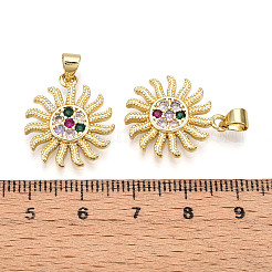 Латунные микро проложить кубического циркония подвески&nbsp;KK-D357-26G