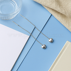 3 пара 3 стилей латунных сережек-сердечек и звездочек со стразами&nbsp;EJEW-HY0001-14