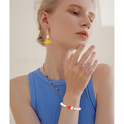 16 шт. 8 вида бугорчатых стеклянных бусин&nbsp;LAMP-TA0001-85