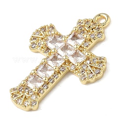 Латунные микро проложить кубического циркония подвески&nbsp;KK-P342-15G-02