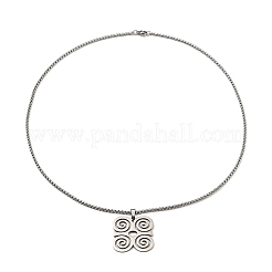 Не тускнеющие подвески из нержавеющей стали 201&nbsp;LS-NJEW-M212-01B-P