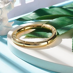 Коренастый акриловый изогнутый трубчатый браслет из бисера для женщин&nbsp;BJEW-JB07628