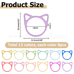 96 шт. 12-х цветные маркеры для выпекания с рисунком из железа&nbsp;IFIN-HS0001-05
