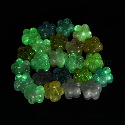 Светящиеся прозрачные акриловые бусины&nbsp;LACR-S001-15A