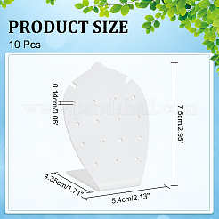 10 шт. акриловые наклонные подставки для сережек&nbsp;EDIS-PH0001-79