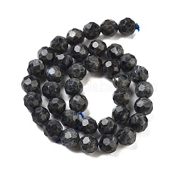 Натуральные нити бус из ларвикита G-C150-B06-02