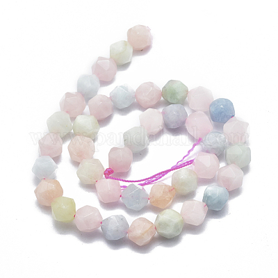 Природные морганит нитей бисера&nbsp;G-K303-B03-10mm-1