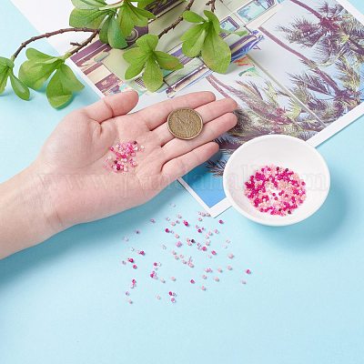 288 г 24-х цветных стеклянных бусин&nbsp;SEED-JQ0005-01G-2mm-1