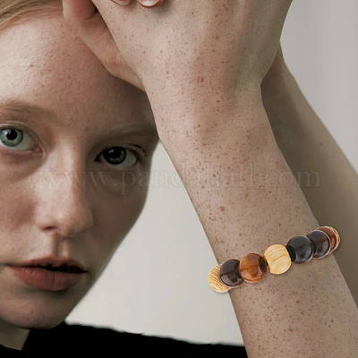 150 шт. 10 стиля деревянных европейских бусин&nbsp;WOOD-FH0002-32-1