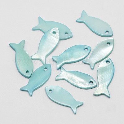 Окрашенные подвески из ракообразных&nbsp;SHEL-P003-12B-1