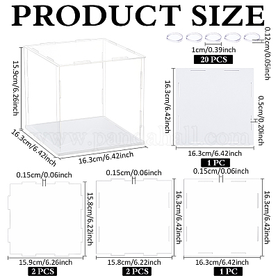 Прозрачные акриловые витрины&nbsp;ODIS-WH0329-94B-1