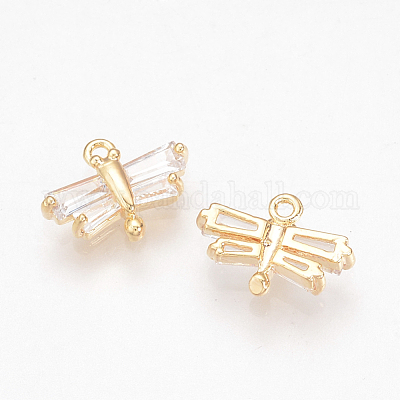 Латунь подвески циркония кубической&nbsp;ZIRC-Q002-127G-1