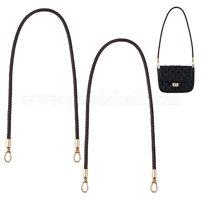 Плетеные ручки сумки из искусственной кожи&nbsp;PURS-WH0005-96A-04G-1