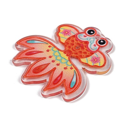 Непрозрачные печатные акриловые подвески&nbsp;SACR-S035-03D-1