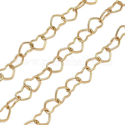 Цепи из нержавеющей стали 304 в форме сердца&nbsp;CHS-F025-02A-G-1