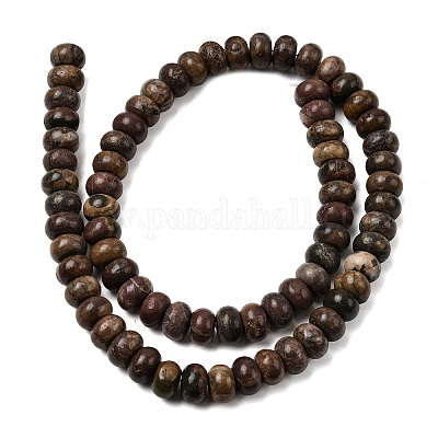 Нити бусин из натурального камня пикассо/полихромной яшмы&nbsp;G-A280-A27-02-1