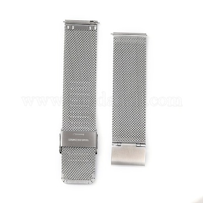 Ремешки для часов из нержавеющей стали 304&nbsp;STAS-WH0021-17P-1