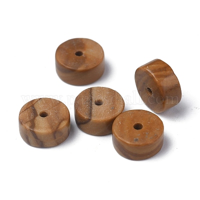 Натуральный желтый дерево кружева камень бусины пряди&nbsp;G-Z006-C08-1