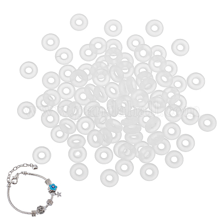 500 шт. силиконовые бусины-разделители&nbsp;SIL-UN0001-02B-1