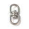Non-Tarnish 304 Stainless Steel 8 Shape Swivel Clasps, Stainless Steel Color, 34.5x14.5x7.5mm