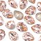 Preciosa® MAXIMA Crystal Fancy Stones, Czech Crystal, 435 16 301 Baroque Pear, Dura Foiling, 70530 Vintage Rose, 18x13mm
