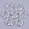 Transparent Acrylic Linkings Rings, AB Color, Ring, Clear AB, 27x25x6.5mm, Inner Diameter: 17mm