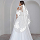 Свадебная фата из полиэстера&nbsp;DIY-WH0899-485B-4