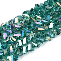 Гальванизируйте прозрачное стекло бисер нитей&nbsp;GLAA-N021-4mm-05