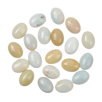 Натуральные цветочные кабошоны из амазонита&nbsp;X-G-C115-01A-31