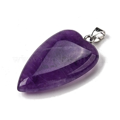 Подвески из натурального аметиста &nbsp;G-F820-04P-06
