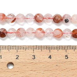 Нити бусин из натурального красного гематоидного кварца/железистого кварца класса А&nbsp;G-L642-F03-6mm