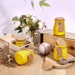 12 шт. стеклянная чашка для пудинга с бейсбольным принтом&nbsp;CON-BC0007-68