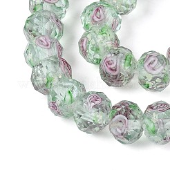 Бусы лэмпворк ручной работы&nbsp;LAMP-N037-01F