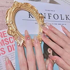 12шт 12 стиля винтажная рамка для фотографий из смолы&nbsp;AJEW-AN0007-29