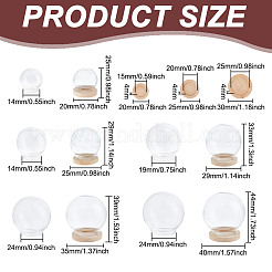 Купол из круглого стекла&nbsp;DIY-DR0001-52