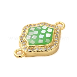 Покрытие стойки латунь микро паве прозрачный кубический цирконий алмазные звенья&nbsp;KK-K385-108G