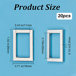 20 шт. пряжки из сплава&nbsp;DIY-GF0006-12A