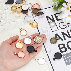 30шт 10 цвета сплава подвеска кабошон настройки&nbsp;FIND-GA0006-60