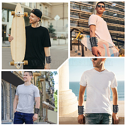 Регулируемые браслеты из микрофибры&nbsp;AJEW-WH20006-237